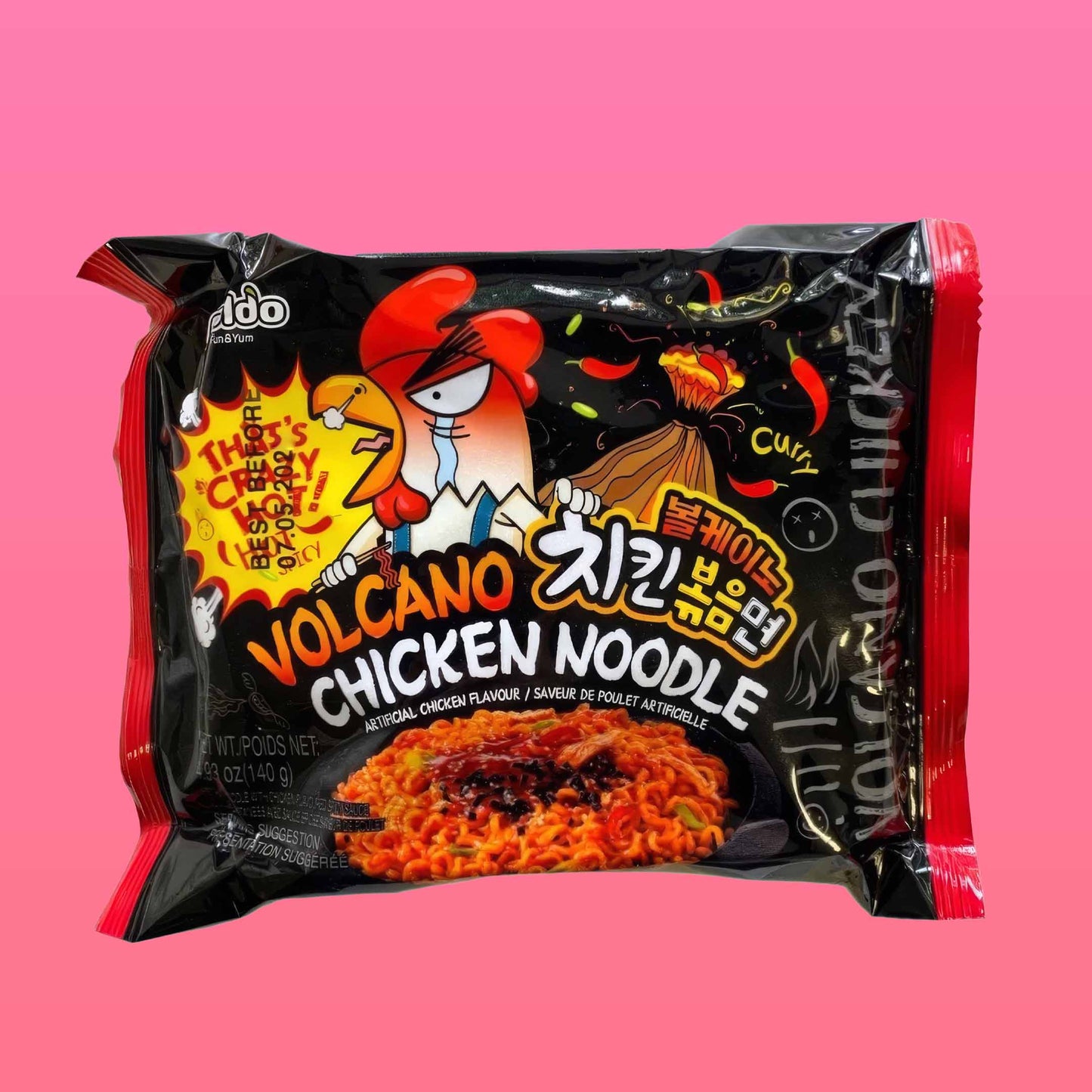 Volcano Chicken Ramen Nudlar